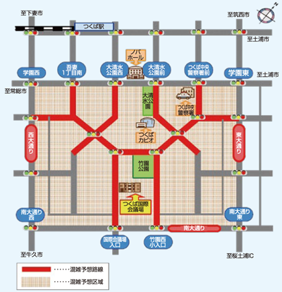 混雑予想区域の画像