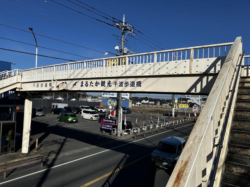 写真、まるたか観光千波町歩道橋2