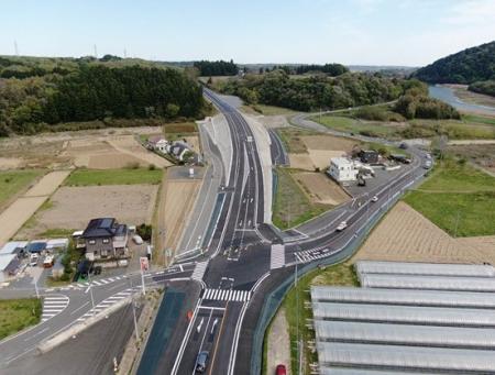 国道123号ドローン撮影