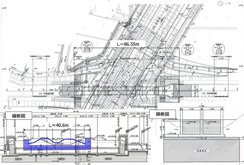 中央排水路完成図