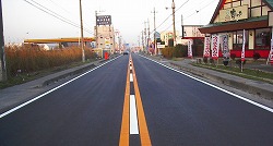 道路補修後の様子