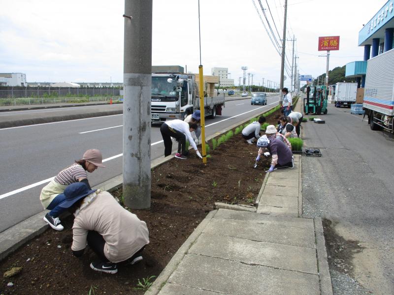 道の駅作業状況