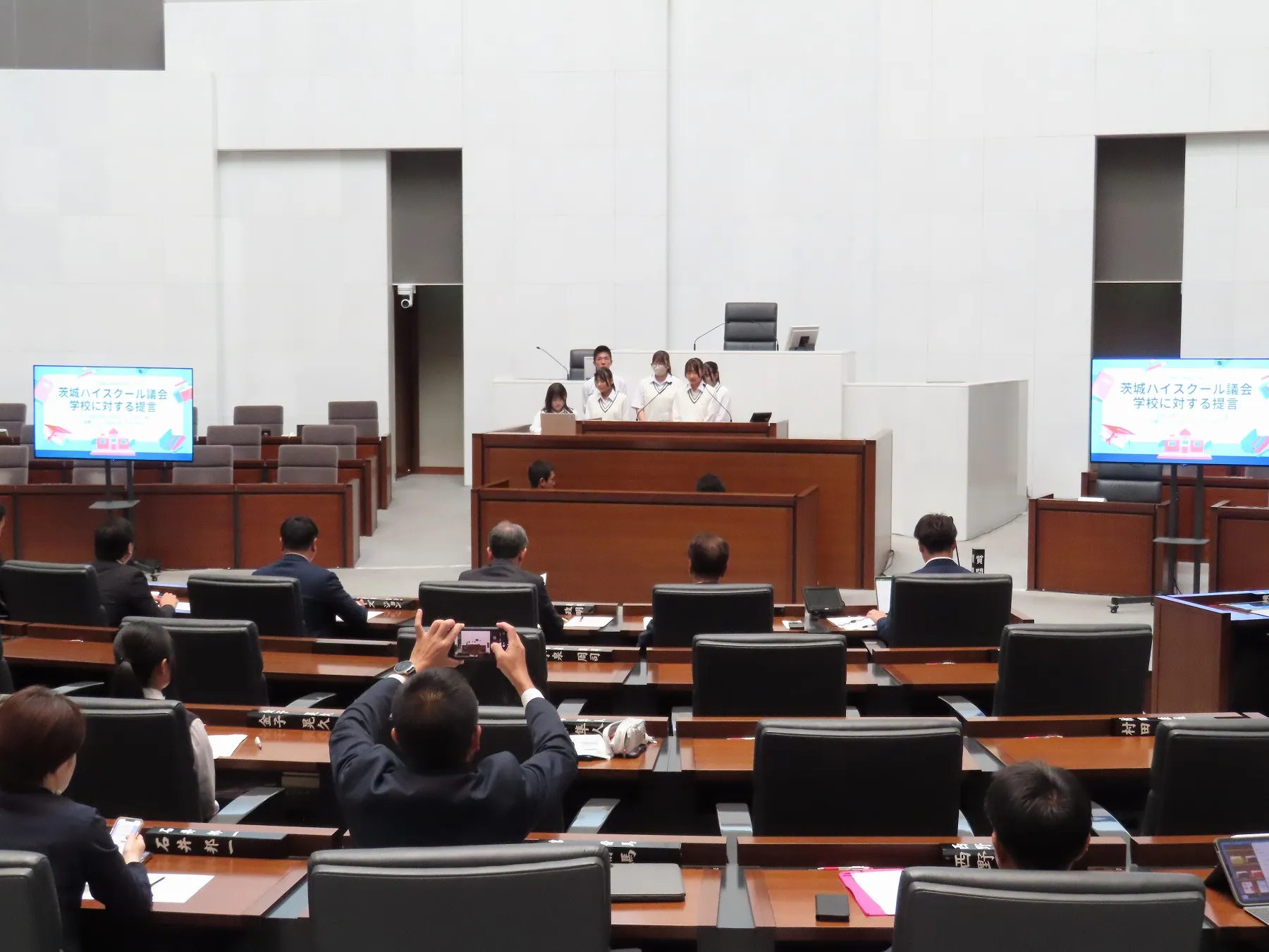 ハイスクール議会の様子２