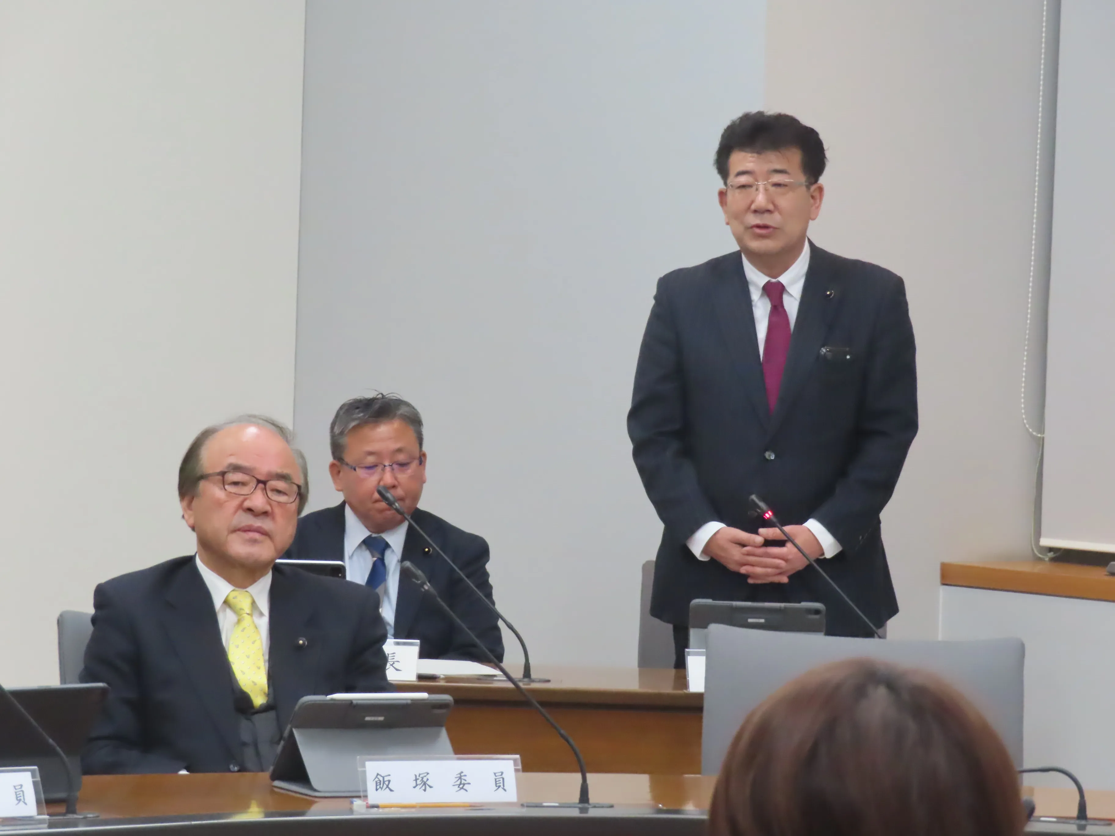 挨拶の様子