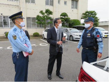 令和3年5月笠間署及び筑西署の留置施設視察