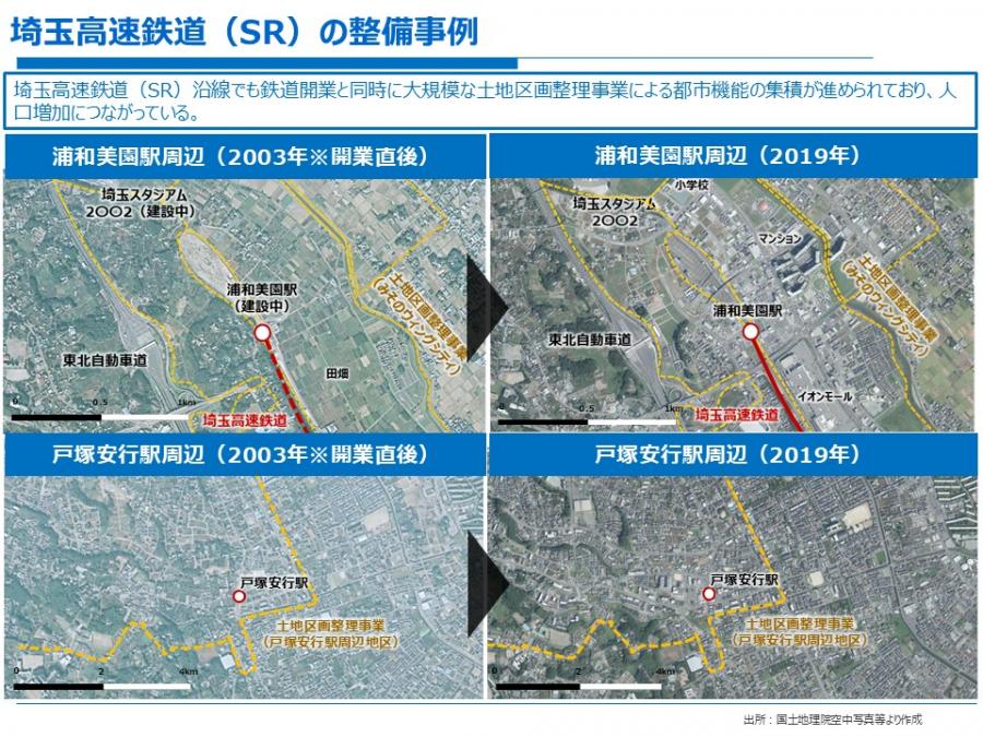 埼玉高速鉄道(SR)の整備事例