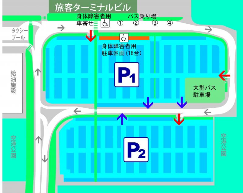 駐車場案内図