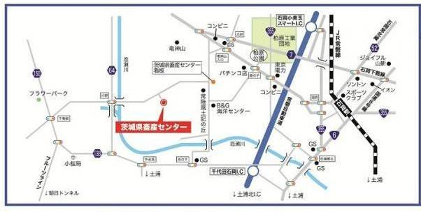 畜産センター本所の地図