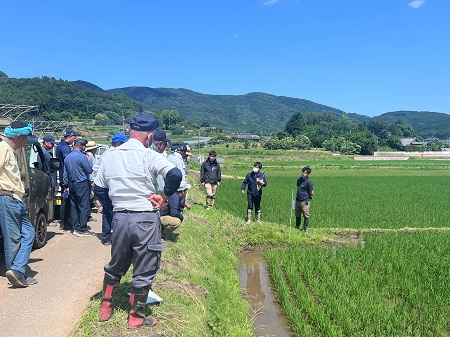 中干し講習会の様子