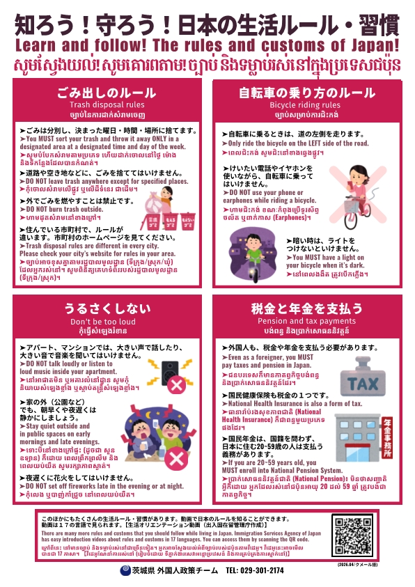 ルール啓発（クメール語）