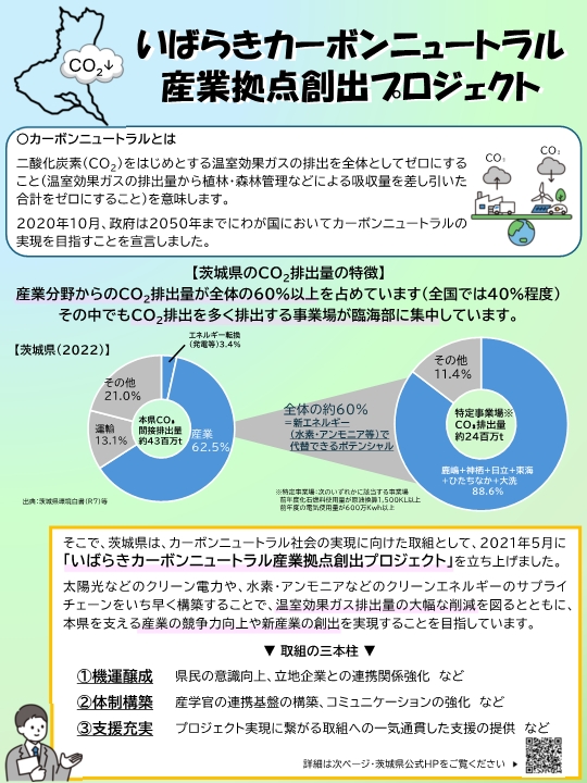 カーボンニュートラルチラシ1枚目